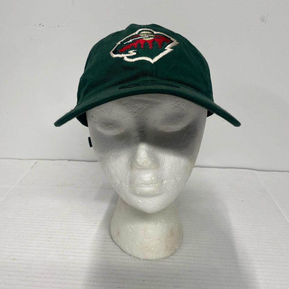 Minnesota Wild Hat Cap Strap Back Green NHL Hockey Adjustable New Era